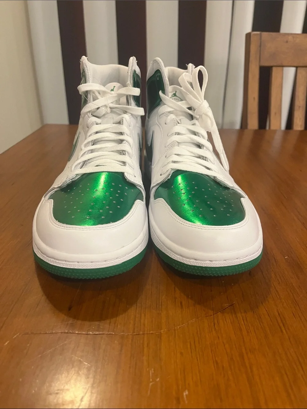 Nike Air Jordan 1 Golf Shoes Sneakers new white green DQ0660 130 Mens Size 10.5